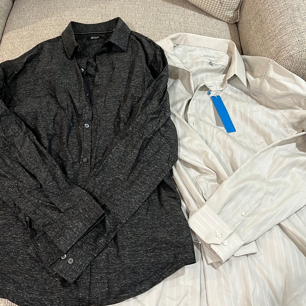 NWT mens dress shirts size large